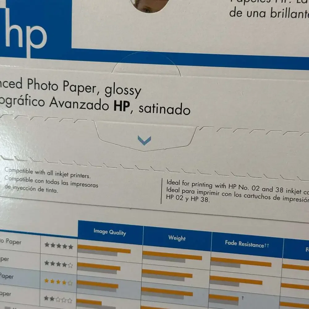 HP Photo Paper Advanced Glossy (25 each) Delivery or Pickup Near Me